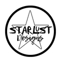 Starlust Designs Logo, Simple Star and Circle Image. 